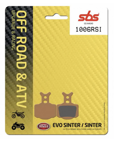 Plaquettes Freins SBS PLAQUETTES DE FREIN SBS 1006RSI