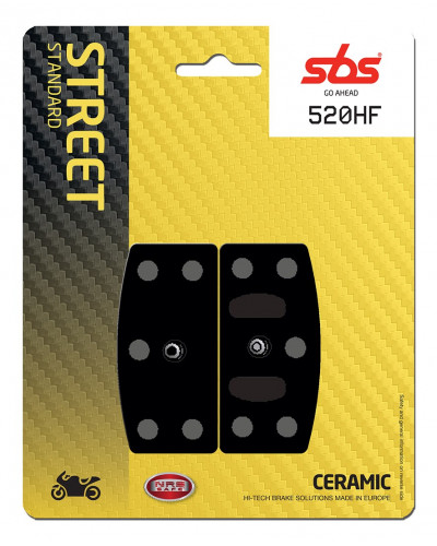 Plaquettes Freins SBS PLAQUETTES DE FREIN SBS 520HF Plaquettes Freins SBS PLAQUETTES DE FREIN SBS 520HF