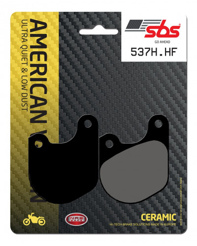 Plaquettes Freins SBS PLAQUETTES DE FREIN SBS 537H.HF