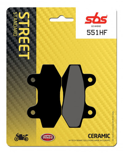 Plaquettes Freins SBS PLAQUETTES DE FREIN SBS 551HF