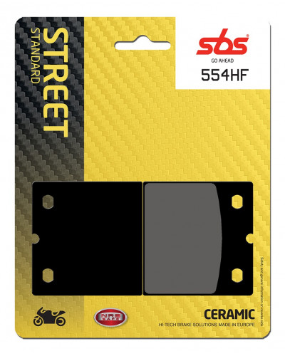 Plaquettes Freins SBS PLAQUETTES DE FREIN SBS 554HF Plaquettes Freins SBS PLAQUETTES DE FREIN SBS 554HF