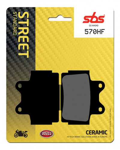 Plaquettes Freins SBS PLAQUETTES DE FREIN SBS 570HF