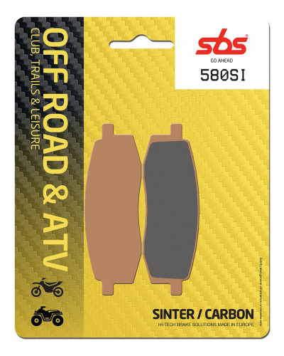 Plaquettes Freins SBS PLAQUETTES DE FREIN SBS 580SI