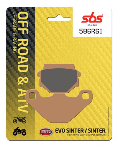 Plaquettes Freins SBS PLAQUETTES DE FREIN SBS 586RSI