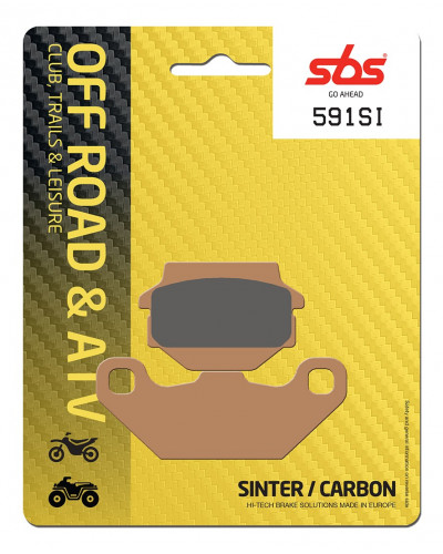 Plaquettes Freins SBS PLAQUETTES DE FREIN SBS 591SI