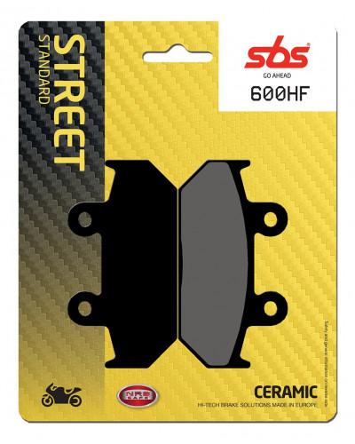 Plaquettes Freins SBS PLAQUETTES DE FREIN SBS 600HF