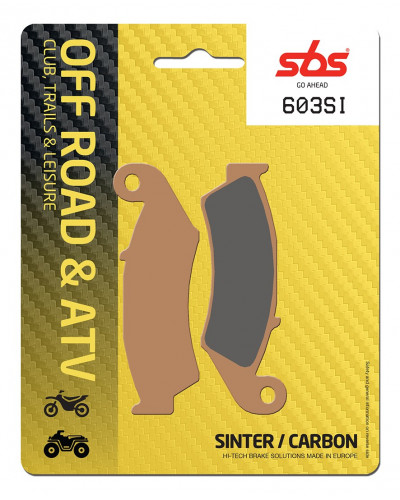 Plaquettes Freins SBS PLAQUETTES DE FREIN SBS 603SI Plaquettes Freins SBS PLAQUETTES DE FREIN SBS 603SI