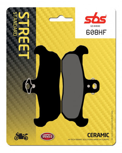 Plaquettes Freins SBS PLAQUETTES DE FREIN SBS 608HF