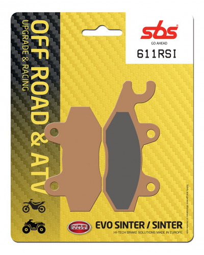 Plaquettes Freins SBS PLAQUETTES DE FREIN SBS 611RSI