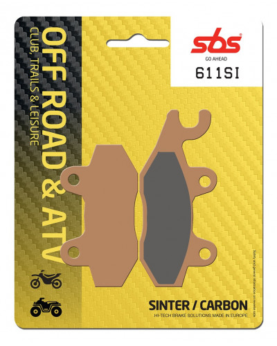 Plaquettes Freins SBS PLAQUETTES DE FREIN SBS 611SI