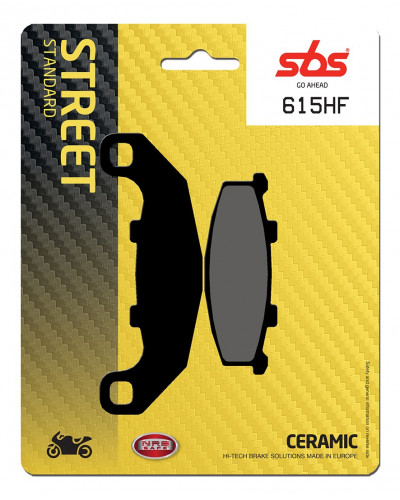 Plaquettes Freins SBS PLAQUETTES DE FREIN SBS 615HF