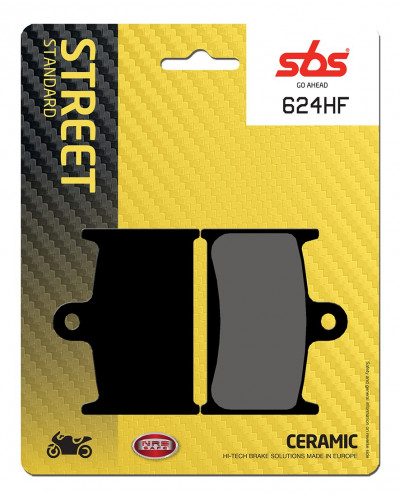Plaquettes Freins SBS PLAQUETTES DE FREIN SBS 624HF Plaquettes Freins SBS PLAQUETTES DE FREIN SBS 624HF