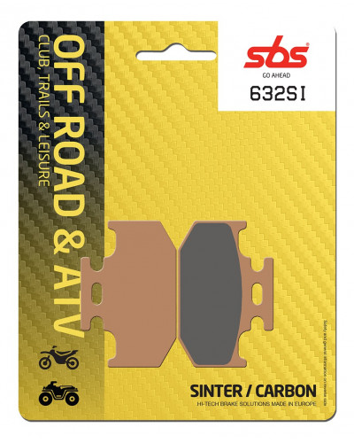 Plaquettes Freins SBS PLAQUETTES DE FREIN SBS 632SI