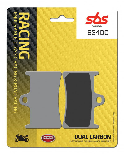 Plaquettes Freins SBS PLAQUETTES DE FREIN SBS 634DC Plaquettes Freins SBS PLAQUETTES DE FREIN SBS 634DC