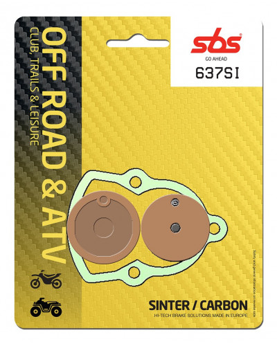 Plaquettes Freins SBS PLAQUETTES DE FREIN SBS 637 SI