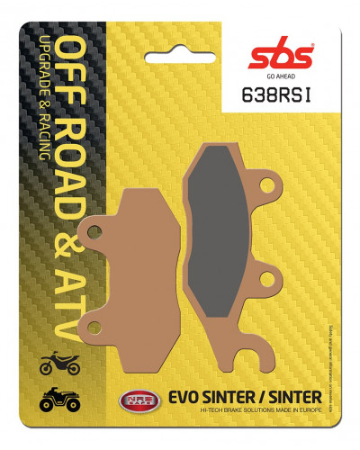 Plaquettes Freins SBS PLAQUETTES DE FREIN SBS 638RSI