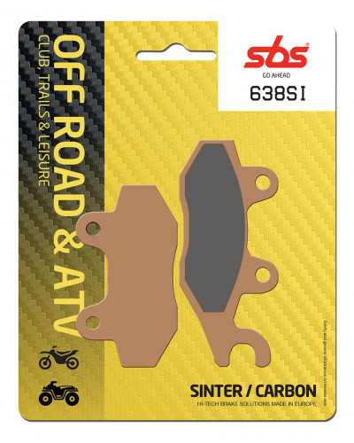 Plaquettes Freins SBS PLAQUETTES DE FREIN SBS 638SI