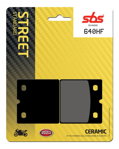 Plaquettes Freins SBS PLAQUETTES DE FREIN SBS 640HF Plaquettes Freins SBS PLAQUETTES DE FREIN SBS 640HF