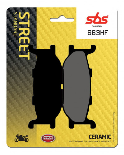 Plaquettes Freins SBS PLAQUETTES DE FREIN SBS 663HF