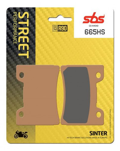 Plaquettes Freins SBS PLAQUETTES DE FREIN SBS 665 RS