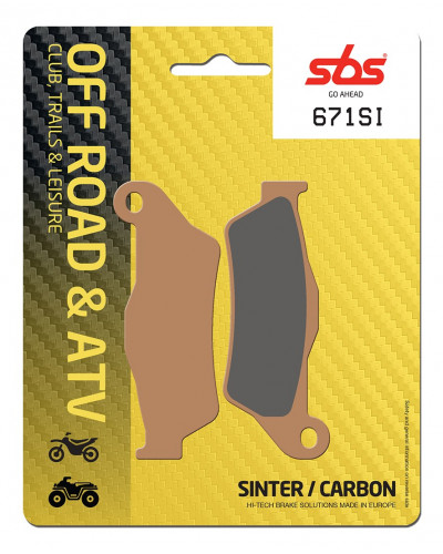 Plaquettes Freins SBS PLAQUETTES DE FREIN SBS 671SI