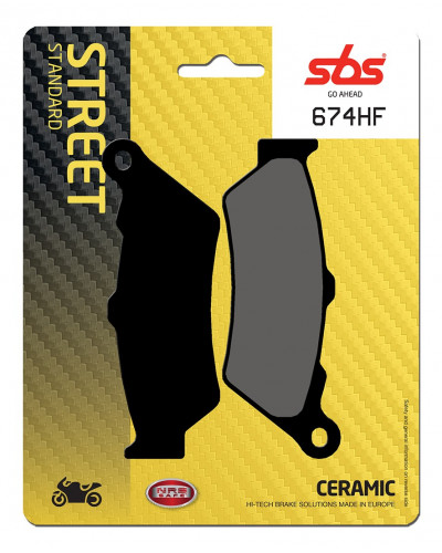 Plaquettes Freins SBS PLAQUETTES DE FREIN SBS 674HF