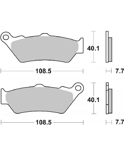 Plaquettes Freins SBS PLAQUETTES DE FREIN SBS 674RST