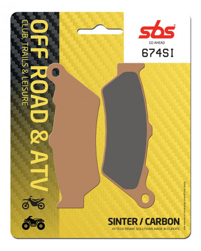 Plaquettes Freins SBS PLAQUETTES DE FREIN SBS 674SI