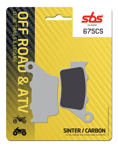 Plaquettes Freins SBS PLAQUETTES DE FREIN SBS 675CS