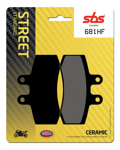 Plaquettes Freins SBS PLAQUETTES DE FREIN SBS 681HF