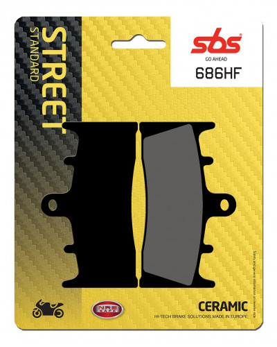Plaquettes Freins SBS PLAQUETTES DE FREIN SBS 686HF