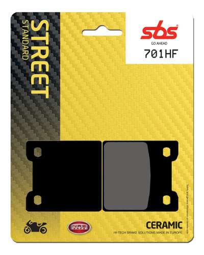 Plaquettes Freins SBS PLAQUETTES DE FREIN SBS 701HF (VOIR LF)