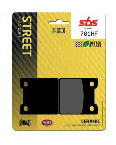 Plaquettes Freins SBS PLAQUETTES DE FREIN SBS 701LF = 701HF