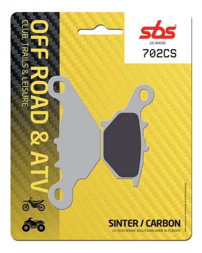 Plaquettes Freins SBS PLAQUETTES DE FREIN SBS 702CS Plaquettes Freins SBS PLAQUETTES DE FREIN SBS 702CS