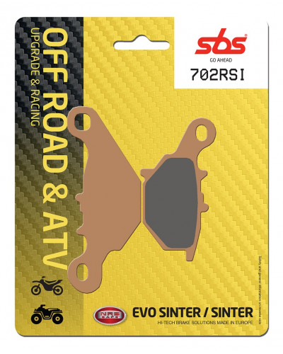 Plaquettes Freins SBS PLAQUETTES DE FREIN SBS 702RSI Plaquettes Freins SBS PLAQUETTES DE FREIN SBS 702RSI