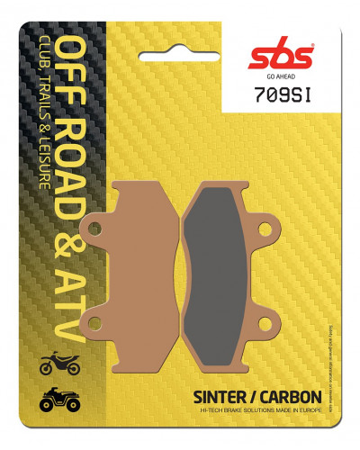 Plaquettes Freins SBS PLAQUETTES DE FREIN SBS 709 SI