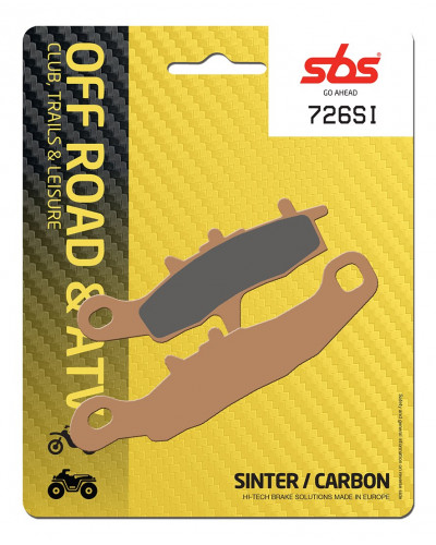 Plaquettes Freins SBS PLAQUETTES DE FREIN SBS 726 SI