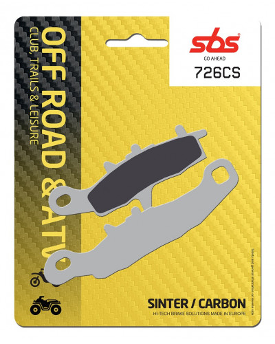 Plaquettes Freins SBS PLAQUETTES DE FREIN SBS 726CS
