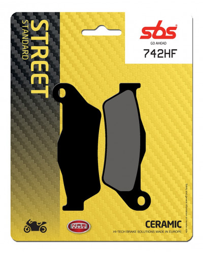 Plaquettes Freins SBS PLAQUETTES DE FREIN SBS 742HF