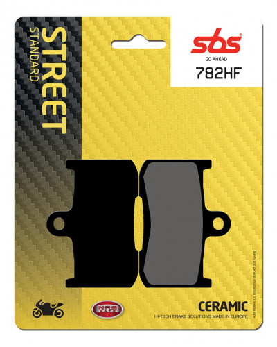 Plaquettes Freins SBS PLAQUETTES DE FREIN SBS 782HF Plaquettes Freins SBS PLAQUETTES DE FREIN SBS 782HF