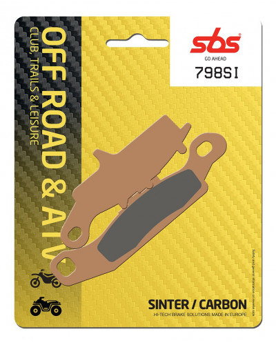 Plaquettes Freins SBS PLAQUETTES DE FREIN SBS 798 SI Plaquettes Freins SBS PLAQUETTES DE FREIN SBS 798 SI