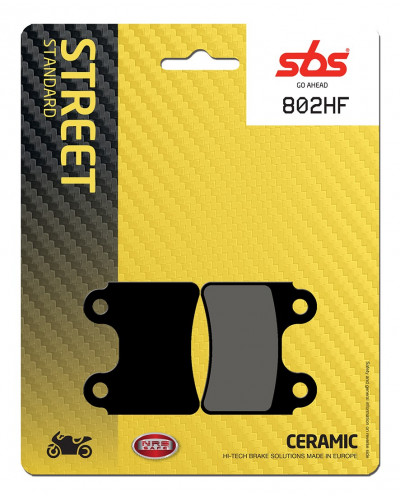 Plaquettes Freins SBS PLAQUETTES DE FREIN SBS 802HF