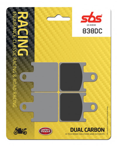 Plaquettes Freins SBS PLAQUETTES DE FREIN SBS 838DC