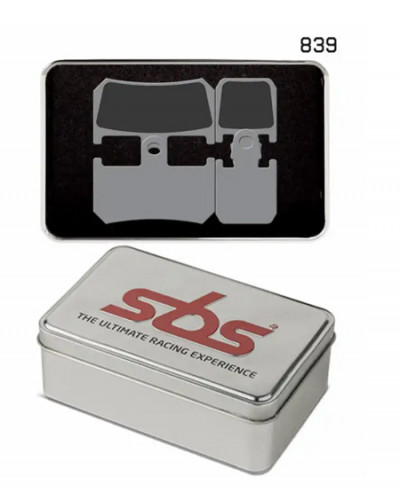 Plaquettes Freins SBS PLAQUETTES DE FREIN SBS 839 DS Plaquettes Freins SBS PLAQUETTES DE FREIN SBS 839 DS