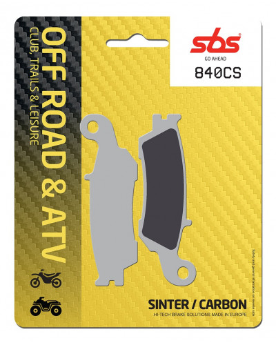 Plaquettes Freins SBS PLAQUETTES DE FREIN SBS 840CS