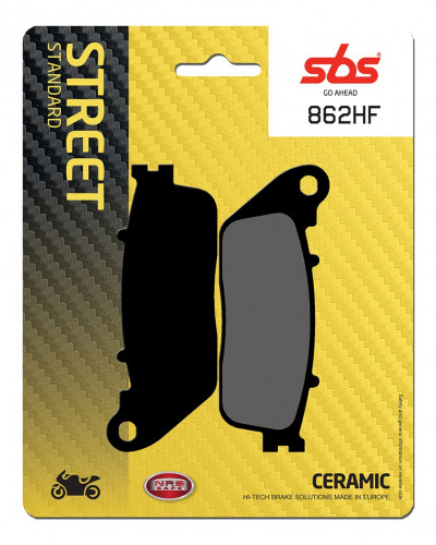 Plaquettes Freins SBS PLAQUETTES DE FREIN SBS 862HF