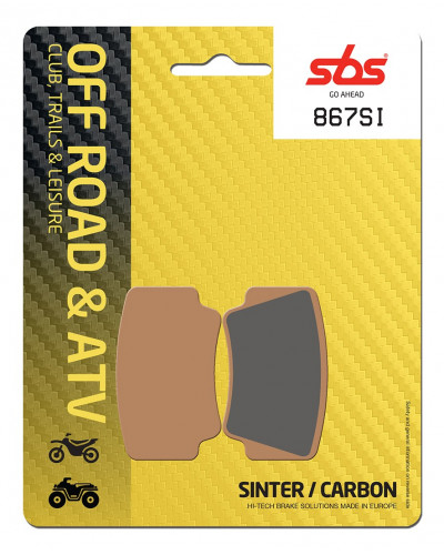 Plaquettes Freins SBS PLAQUETTES DE FREIN SBS 867SI