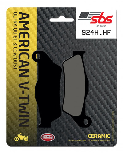 Plaquettes Freins SBS PLAQUETTES DE FREIN SBS 924H.HF Plaquettes Freins SBS PLAQUETTES DE FREIN SBS 924H.HF