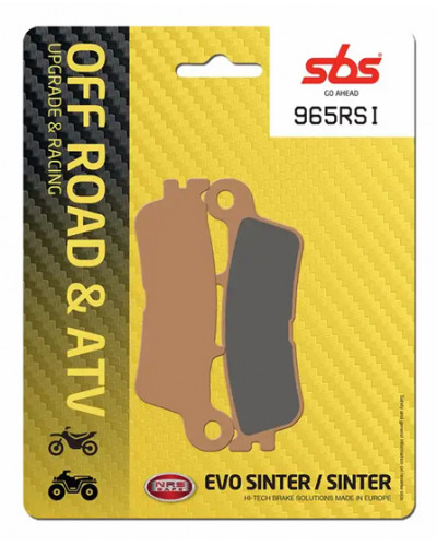 Plaquettes Freins SBS PLAQUETTES DE FREIN SBS 965RSI