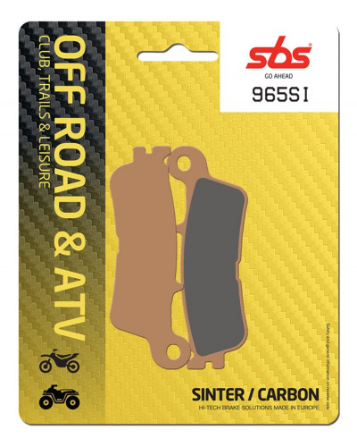 Plaquettes Freins SBS PLAQUETTES DE FREIN SBS 965SI